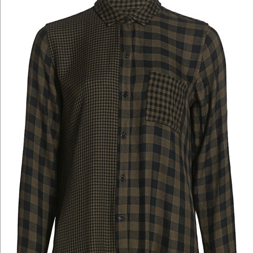 Rails plaid button down
